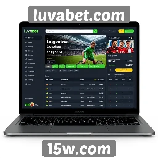 Interface do usuário do luvabet.com é intuitiva
